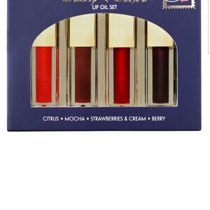 Lip Oil Set - Citrus, Mocha, Strawberries & Cream